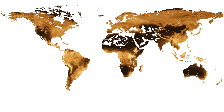 Soil carbon map