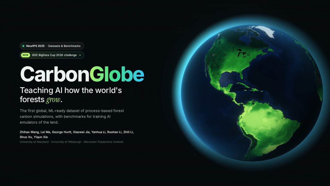 Opening frame of the CarbonGlobe film
